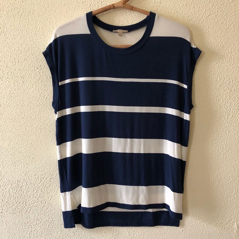 Anthropologie Bourdeaux Striped Tee XS